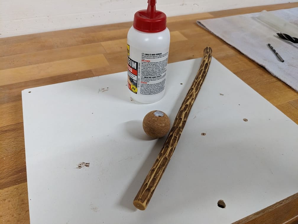 Fabrication de "Mailloche #1 - Motif flammes", étape 12