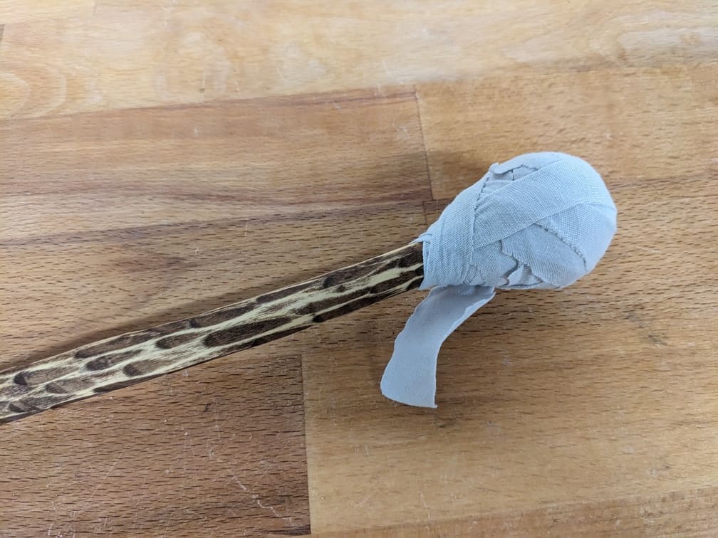 Fabrication de "Mailloche #1 - Motif flammes", étape 14