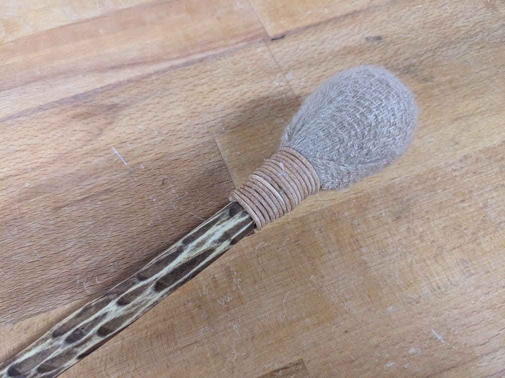 Fabrication de "Mailloche #1 - Motif flammes", étape 16