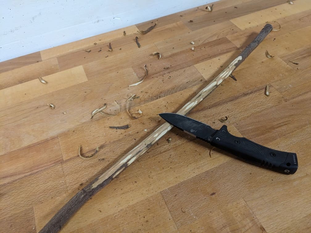 Fabrication de "Mailloche #1 - Motif flammes", étape 2