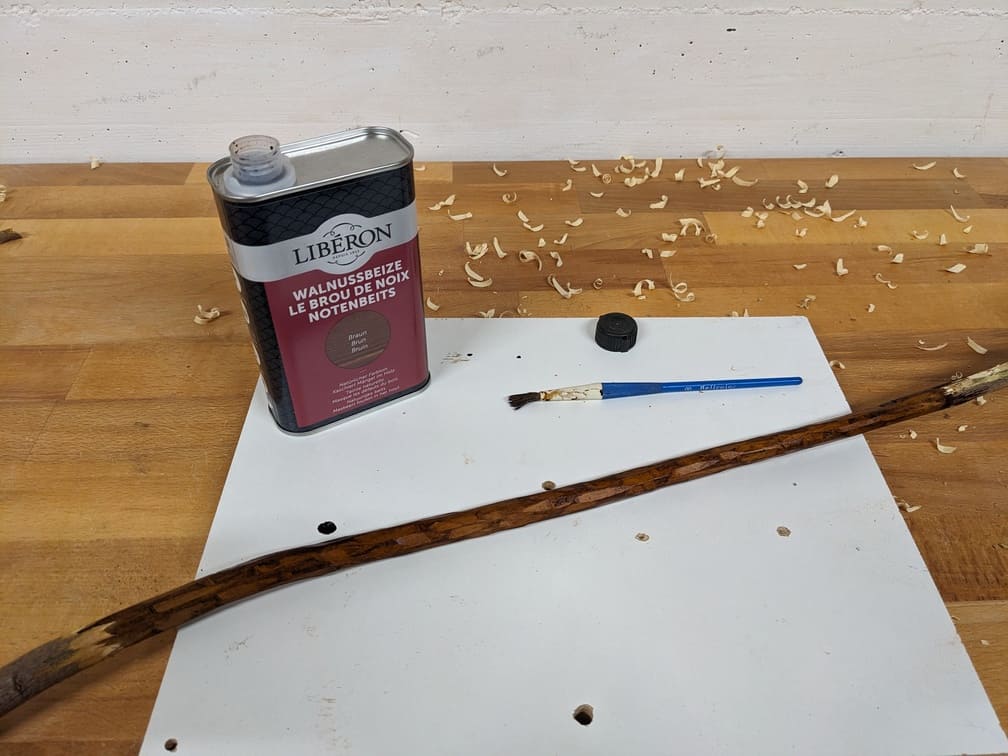 Fabrication de "Mailloche #1 - Motif flammes", étape 6
