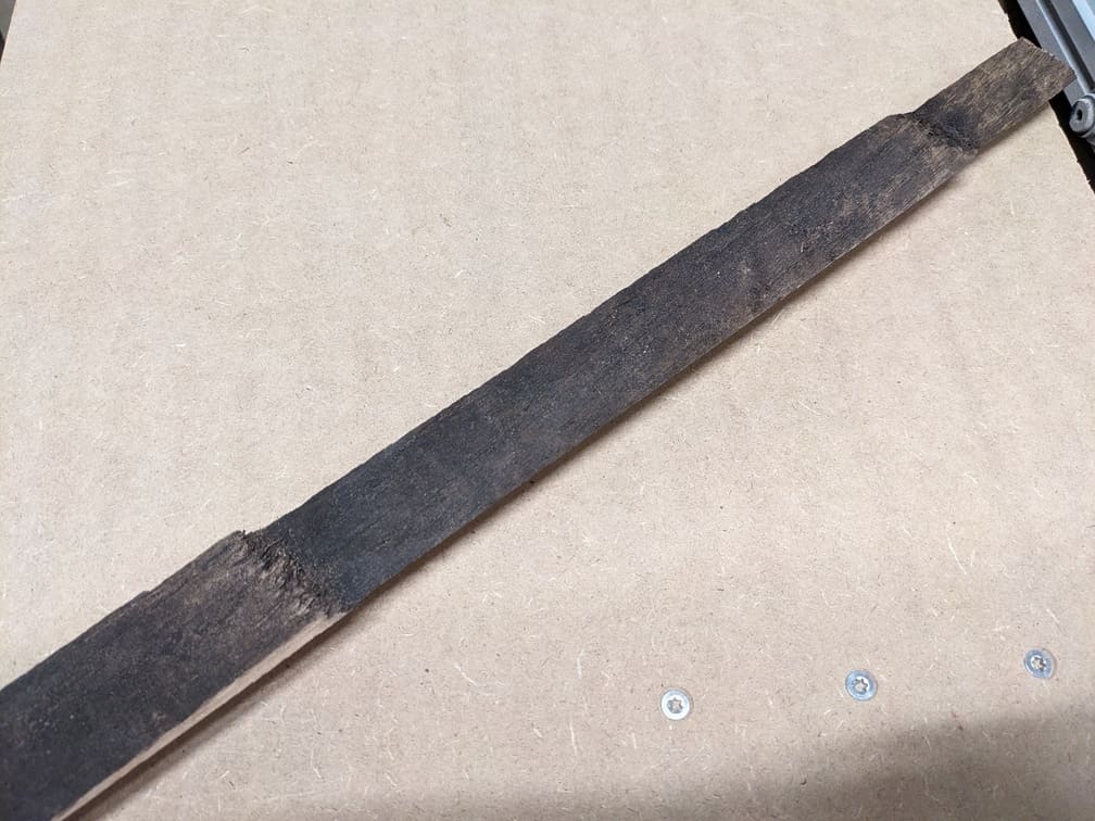 Fabrication de "Mailloche #3 - Noyer américain", étape 1
