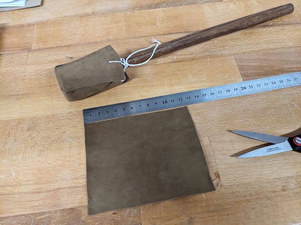 Fabrication de "Mailloche #3 - Noyer américain", étape 16