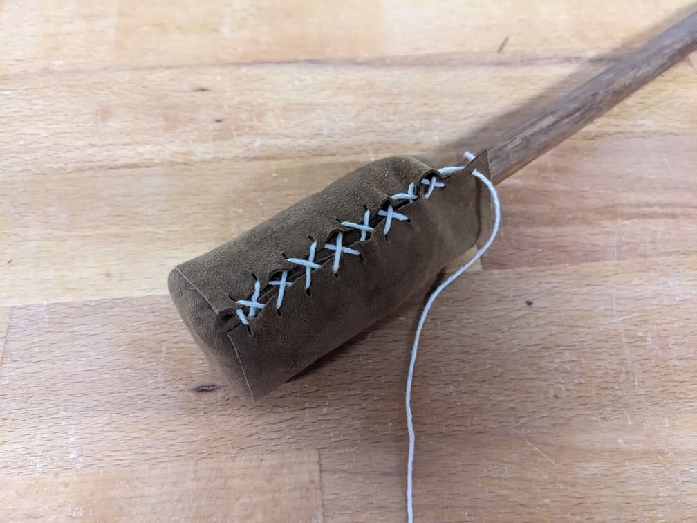 Fabrication de "Mailloche #3 - Noyer américain", étape 19
