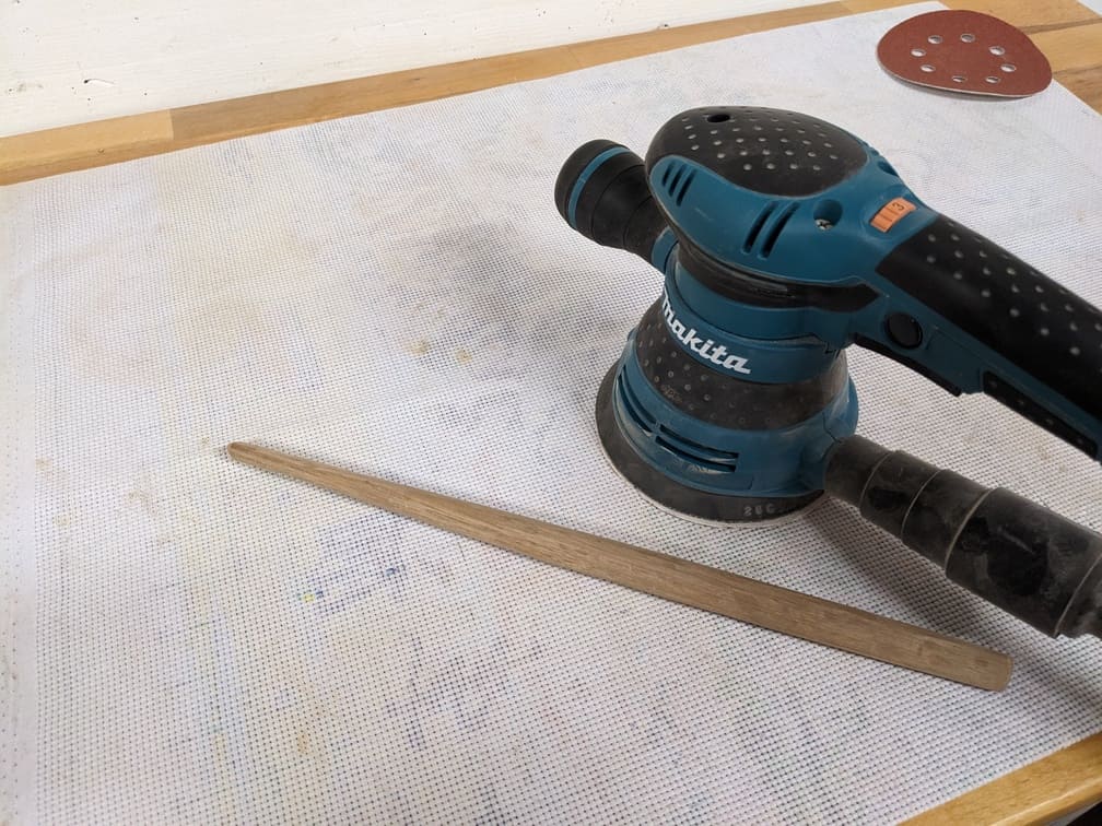 Fabrication de "Mailloche #3 - Noyer américain", étape 5
