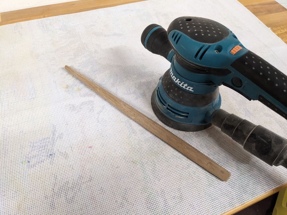 Fabrication de "Mailloche #3 - Noyer américain", étape 7
