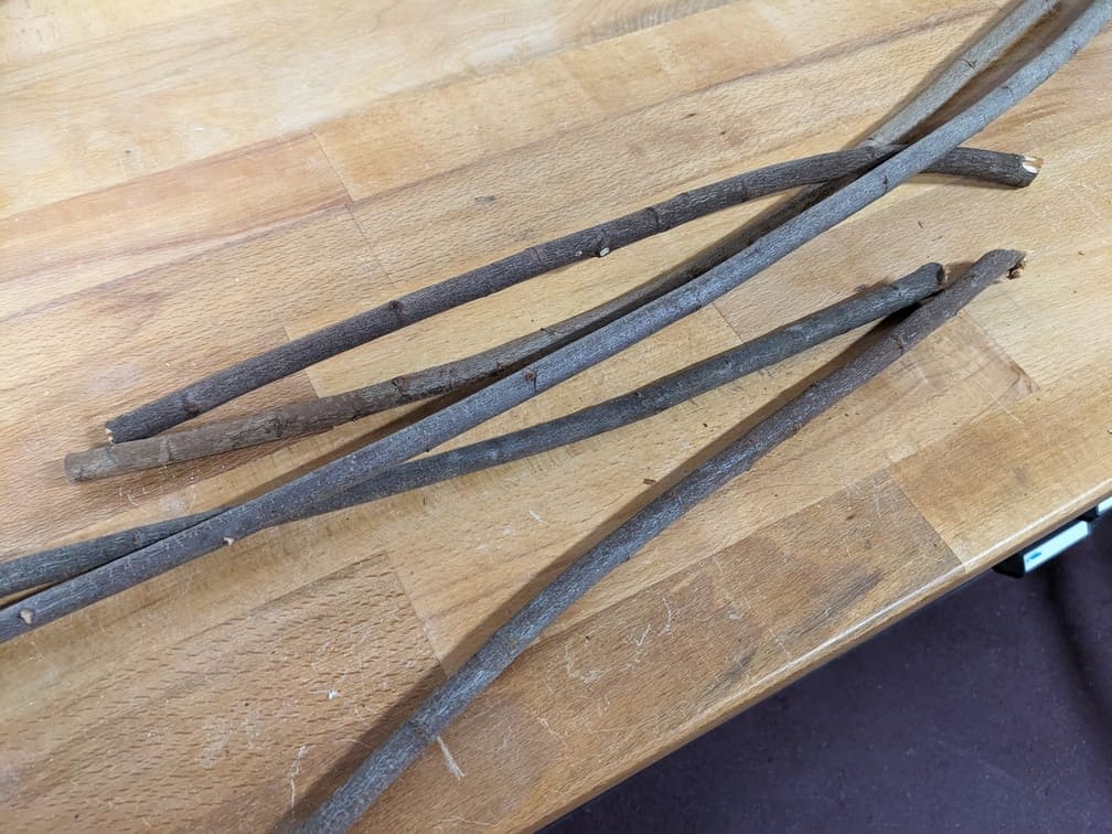 Fabrication de "Mailloche #4 - Branche brute", étape 1