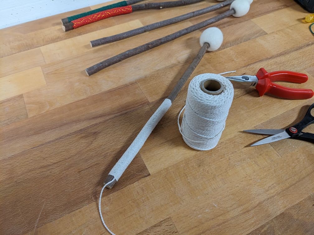 Fabrication de "Mailloche #4 - Branche brute", étape 10