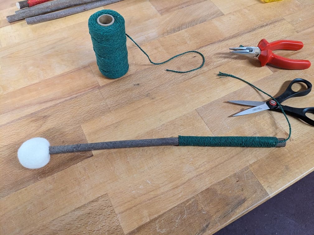 Fabrication de "Mailloche #4 - Branche brute", étape 9