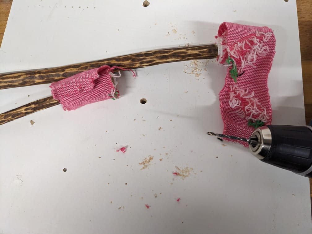 Fabrication de "Mailloche #5 - Motif flammes", étape 11