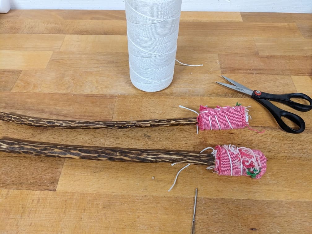 Fabrication de "Mailloche #5 - Motif flammes", étape 12