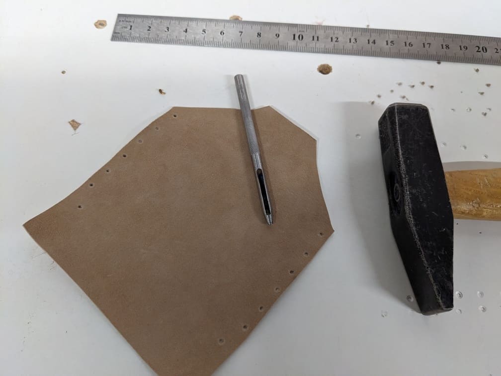 Fabrication de "Mailloche #5 - Motif flammes", étape 17