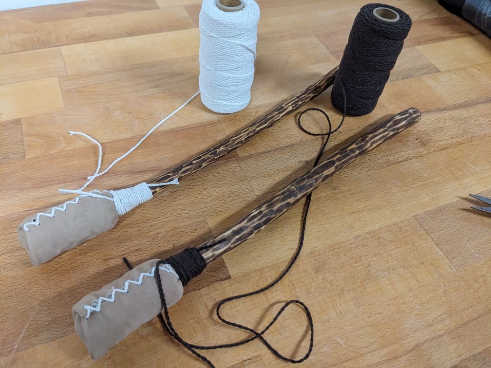Fabrication de "Mailloche #5 - Motif flammes", étape 19