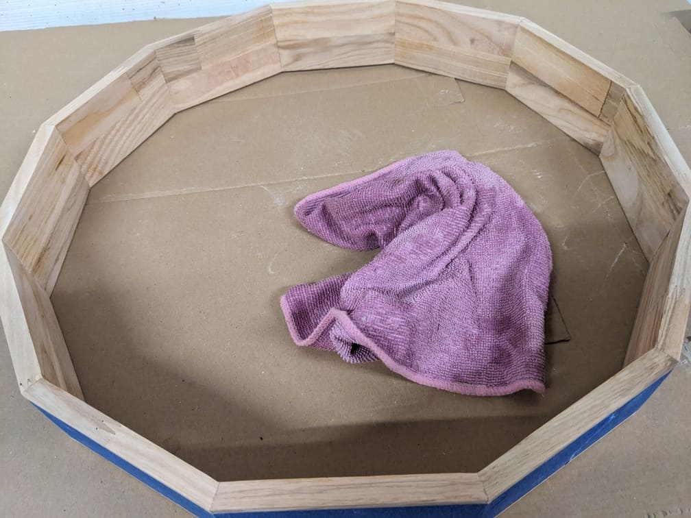 Fabrication de "Tambour chamanique #1 - Cerf et hêtre - 42.7 cm", étape 18