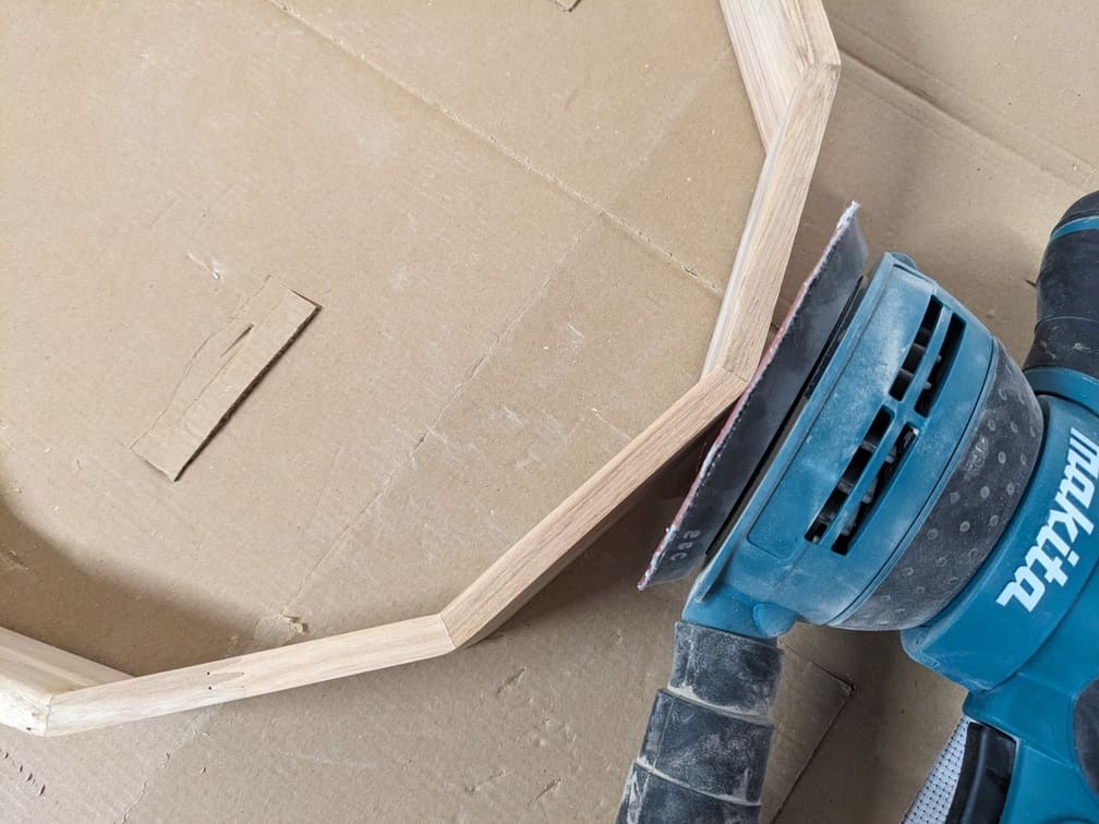 Fabrication de "Tambour chamanique #1 - Cerf et hêtre - 42.7 cm", étape 21