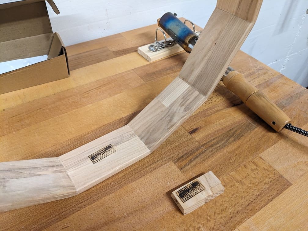 Fabrication de "Tambour chamanique #1 - Cerf et hêtre - 42.7 cm", étape 26