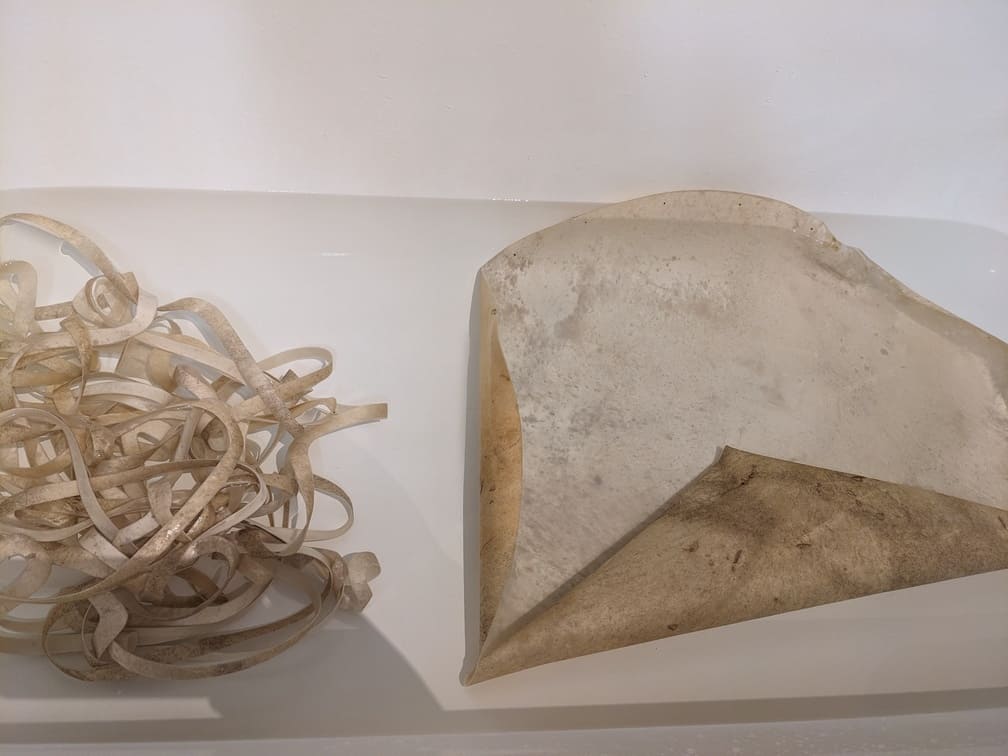 Fabrication de "Tambour chamanique #1 - Cerf et hêtre - 42.7 cm", étape 32